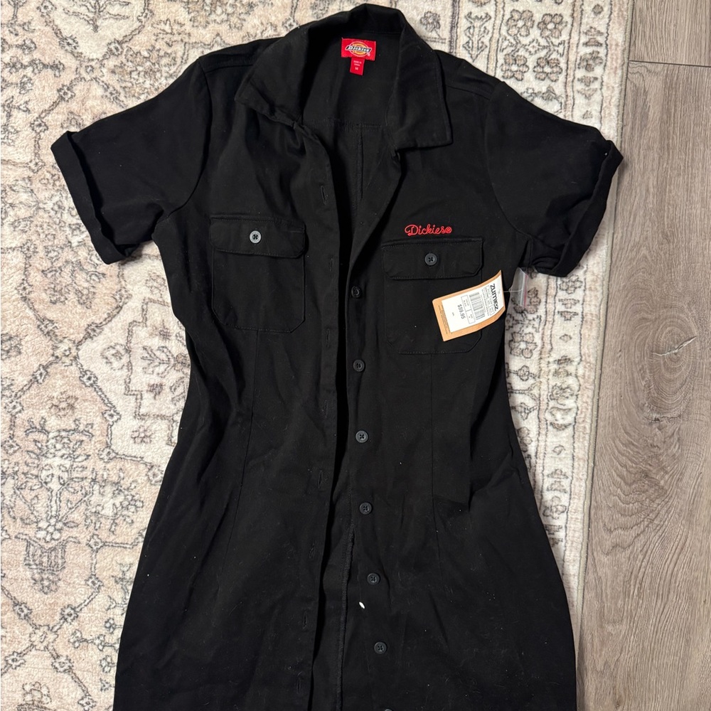 Dickies Black Short Sleeve Dress